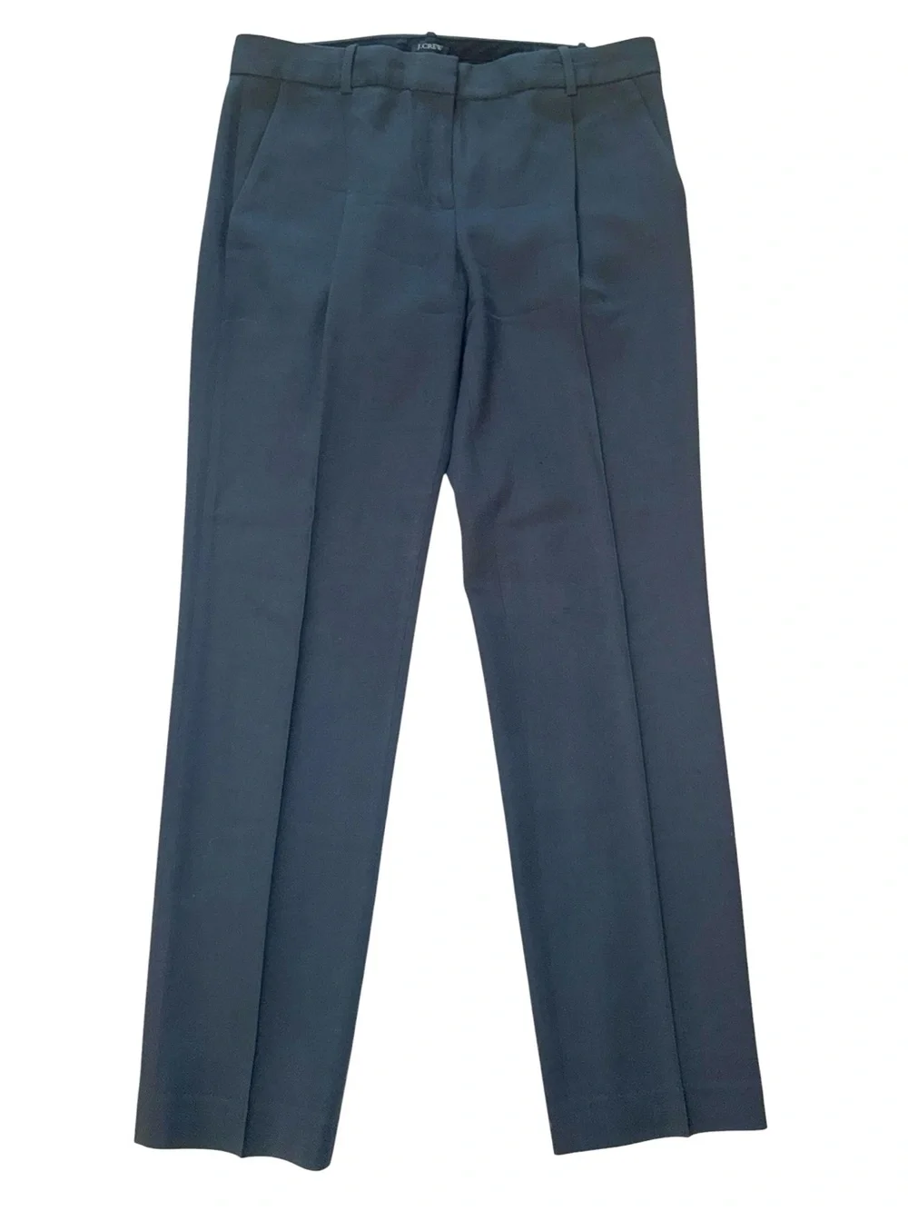 J.Crew Favorite Fit Wool Dress Pants Womens 6 28” Inseam Charcoal Like New